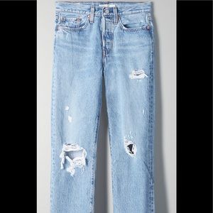 Original 501 button fly vintage jeans